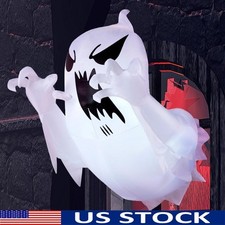 Halloween Inflatable Ghost Decoration Outdoor W/ LED Lights Yard Decor New
