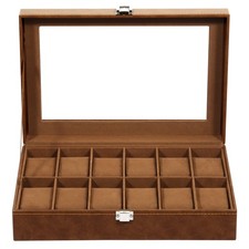 Uhrenbox Uhrenkoffer f&uuml;r 3/6/12/20 Uhren Uhrenkasten Uhrenschatulle Uhrentruhe