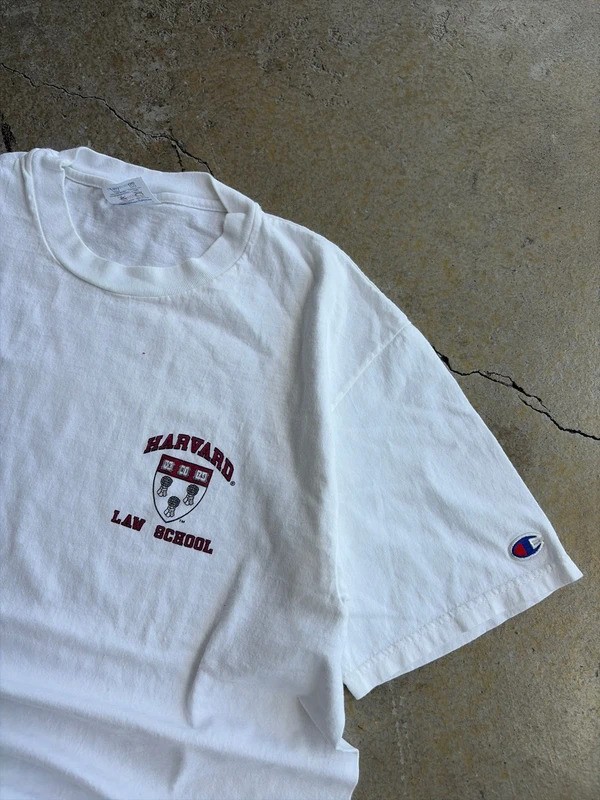 VTG 1990’s Champion Made in USA Tag Harvard University Tee - Mens L