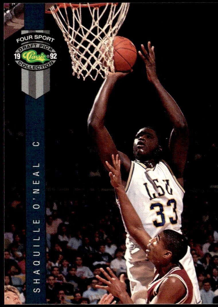 1992 Classic Four Sport #1 Shaquille O'Neal Rookie E1