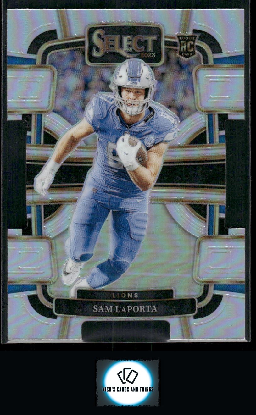 2023 Panini Select #35 Sam LaPorta Silver Prizms
