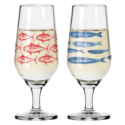 2er Set Ritzenhoff Schnapsgläser BRAUCHZEIT #03 & #04 Daniela Garreton