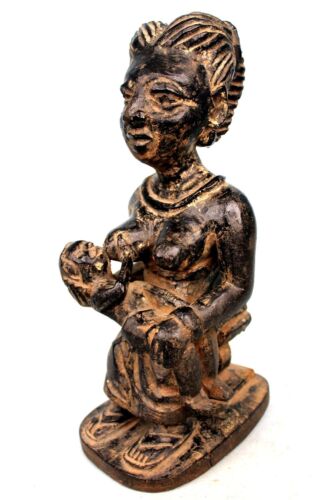 Arte Africano Arti Primo - Antica Maternità Ashanti - Ghana - 30,5 CMS - Picture 1 of 12
