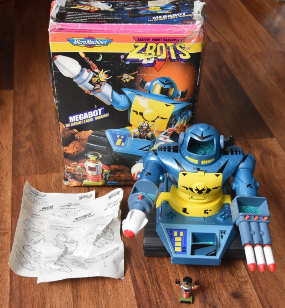 Z Bots Z-bots Megabot Galoob 65750 Vintage 1990s Toys Mini w/ Box