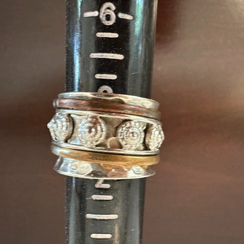 Sterling Silver 925 Spinner Ring or Fidget Ring Size 7.5-8? - Picture 5 of 8