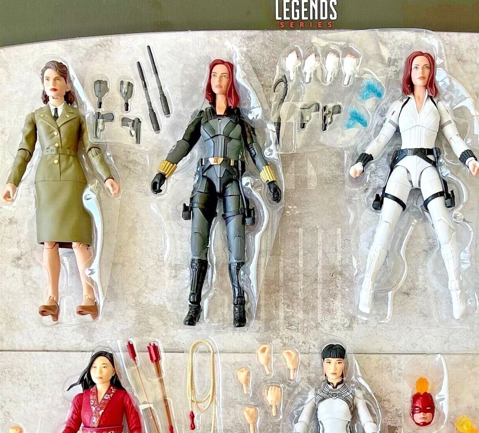 WOMEN OF MARVEL LEGENDS She Hulk Emma Frost Black Widow Quake Pepper Potts UPICK - Image 2 of 2