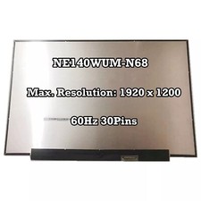 NE140WUM-N68 1920x1200 IPS Slim 14" Laptop LCD Screen Slim Replacement Panel EDP