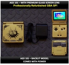 Nintendo Game Boy Advance GBA SP System AGS 101 Brighter Screen  Majoras Mask
