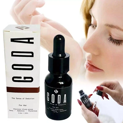 15ml GODA For Her Feromone Profumo Donna Lunga Durata con Gelsomino e Rosa Caldo