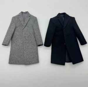 1/6 Male Long Suit Coat Windbreaker Model Fit 12''Action Figure Body Doll