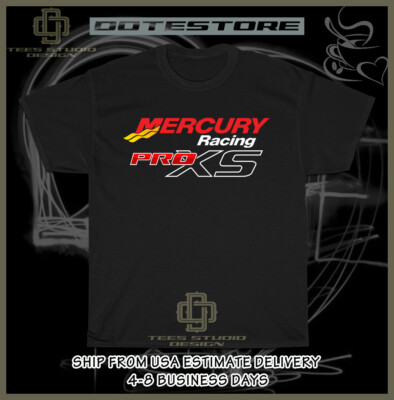Mercury Pro XS Racing Outboard Motor Men's T-Shirt American Dotees Tee Shirt