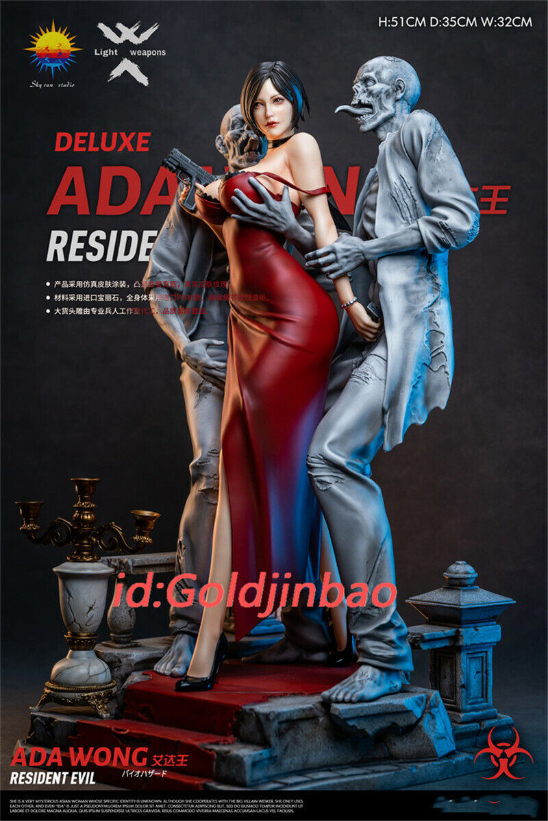 Sky Sun Studios Resident Evil Ada Wong Resin Statue 1/4 Scale In Stock EX  Hot