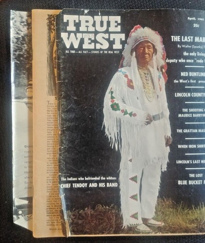 True West All Fact Stories Of The Real West Magazine April 1962 Last Marshal - Picture 2 of 9