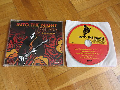 SANTANA feat CHAD KROEGER Into The Night 2007 EUROPEAN CD single