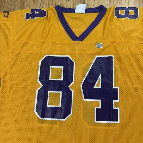 Minnesota Vikings Vintage 90’s Randy Moss Starter Jersey Mens XL 54/2XL Gold NWT - Picture 2 of 9