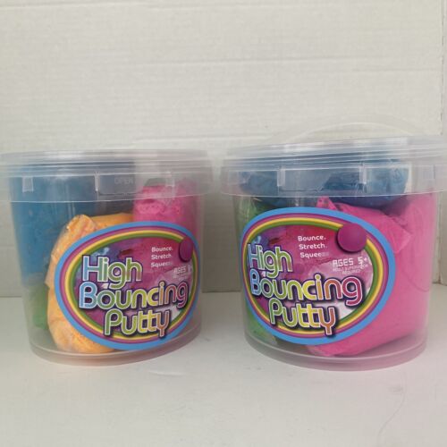 HIGH BOUNCING KIDS PUTTY SLIME 14 OZ. *NIB* HIGHLY RATED 5+ (2buckets 8 Bags)