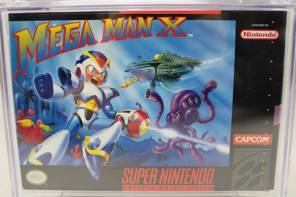 Mega Man X 1994 Super Nintendo SNES CIB CGC High Grade 9.2 Japan 1st Print - Image 2 of 4