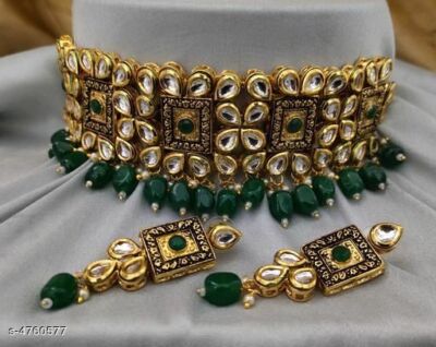 Choker Necklace Eboy Necklace Set Bollywood Indian Wedding Red