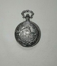 POCKET WATCH TRENO OROLOGIO D'EPOCA COLLEZIONE DA TASCHINO TASCA HACHETTE RF237
