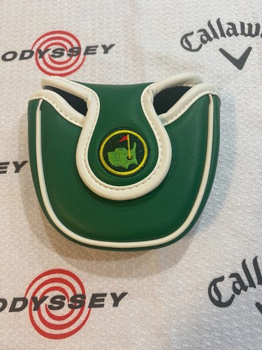 NEW Mallet 2 Ball Putter Headcover Masters Green Jacket Magnetic Closure - Picture 2 of 2
