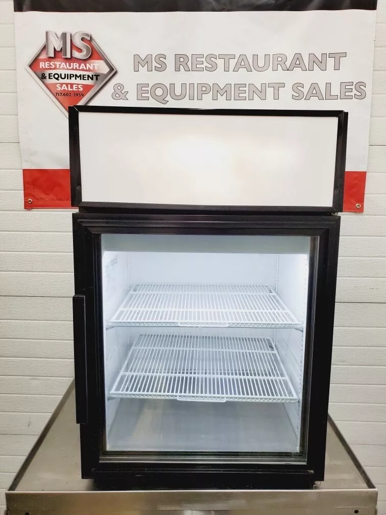 Countertop glass sale door refrigerator