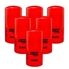 Engine Oil Filter Baldwin B495  6 Pack