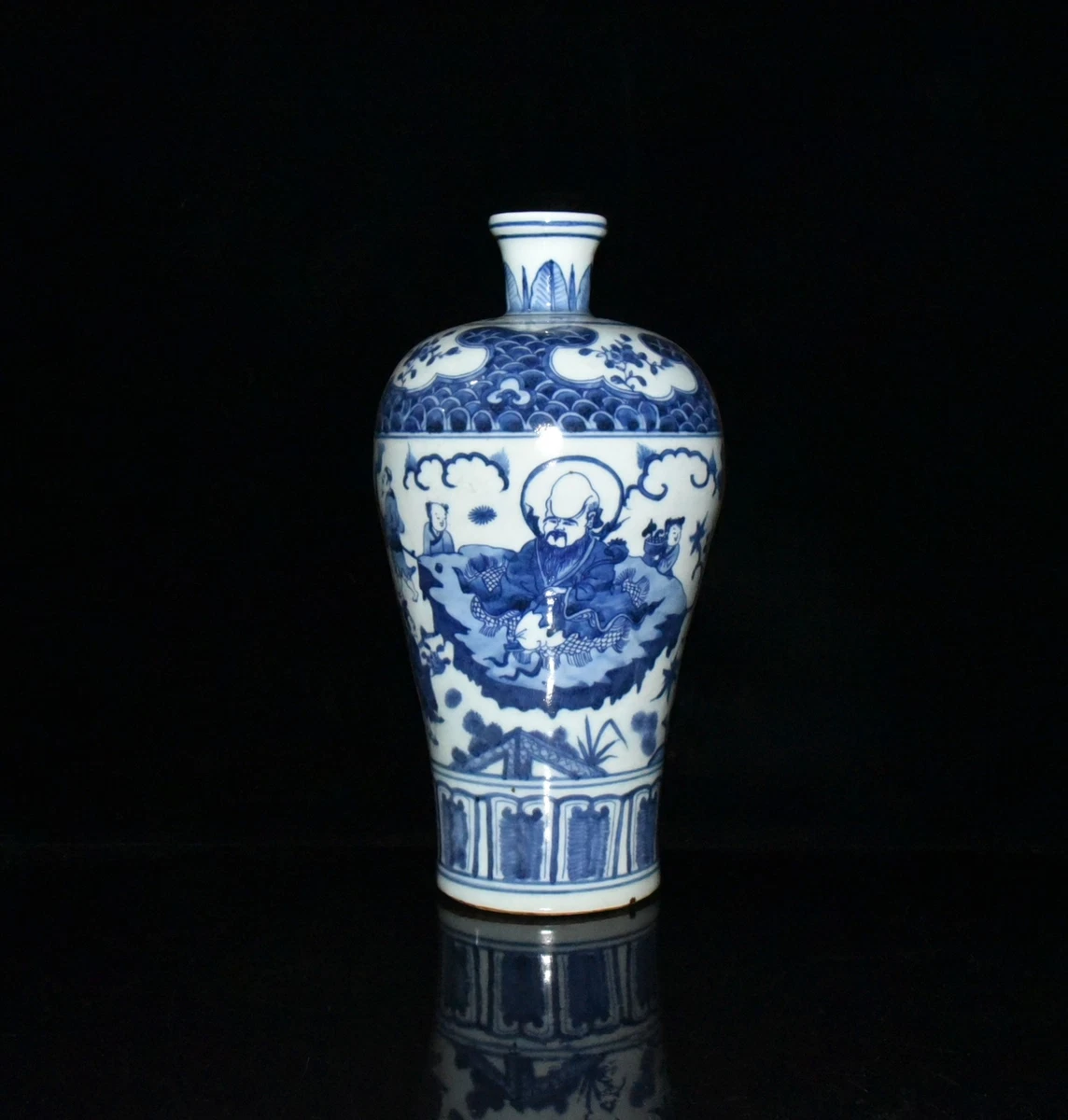 明朝瓷器中国古董花瓶| eBay