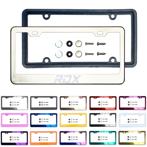 Telaio Licenza Acciaio Inox Inciso Protezione Silicone Metallo Adatto ACURA RDX - Foto 13 di 147