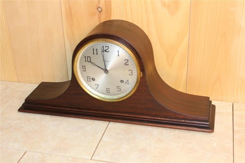Antike Waterbury 8 Tage Zeit und Strike Mantel Uhr - Bild 8 von 10