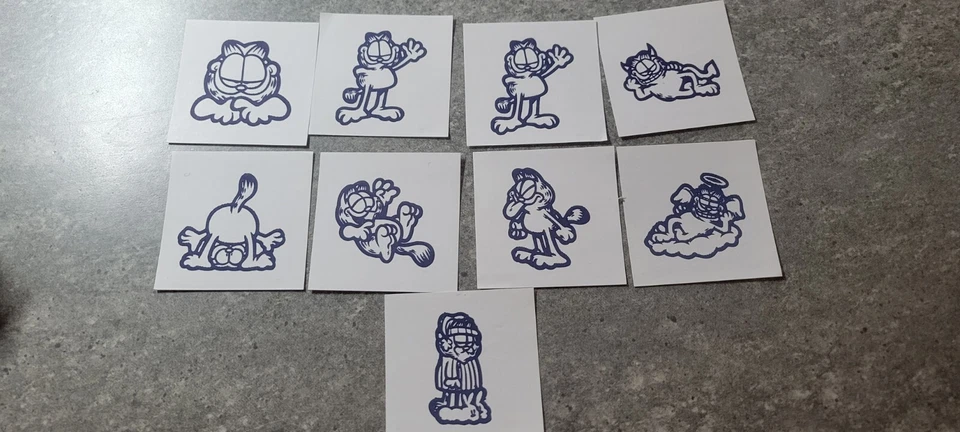 Juego de 100 cartas coleccionables Garfield Premier Edition más 9 tatuajes Skybox 1992 Foto 2 de 4