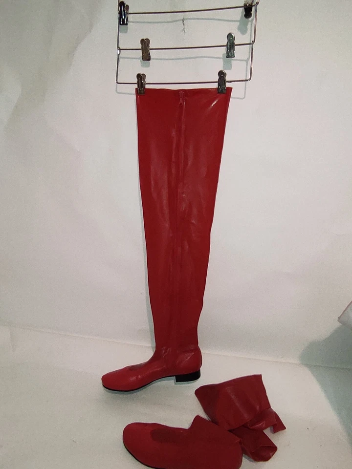 Latex Caoutchouc Overkne Bottes Plusieurs Couleurs Taille 40 - 47 Rv , Neuf, - Photo 2/4