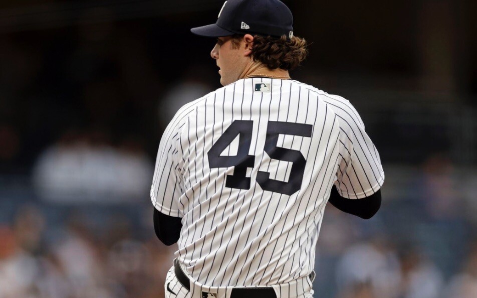 Gerrit Cole サイン入りジャージ 45 Gerrit Cole Yankees All Star Custom Baseball Signed