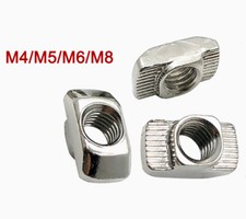 Dadi a T teste martello M4-M8 per accessori profilo alluminio serie 20 30 40 45