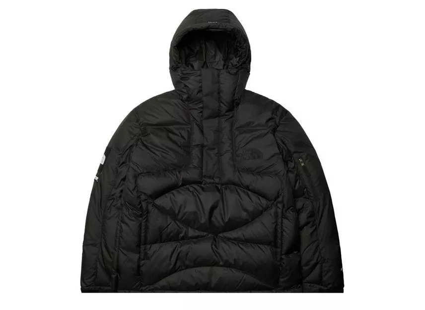 Pull à capuche demi zip noir Supreme The North Face 800 Fill