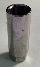 Craftsman  43324  G  3/8" Drive  5/8"  6 point Spark Plug Chrome Socket USA