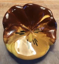 Vintage Stangl Flower Ashtray/Trinket/Dish, 4" Pansy
