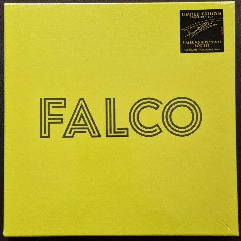 FALCO | VINYL Box 4-LP FARBIG Einzehaft 3 Junge ROEMER Kommissar REMIXES 12" - Bild 3 von 4