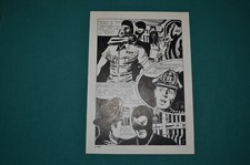 Milo MANARA Original Comic Art Genius # 11 tavola # 34 Furio Viano Edit. 03/1970