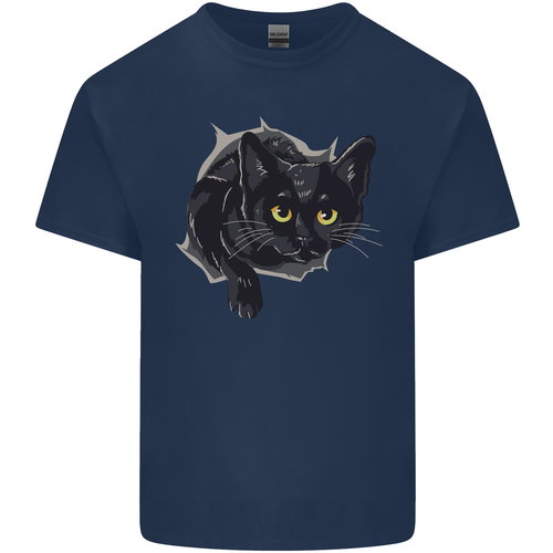 Cat Hole Kids T-Shirt Childrens - Picture 7 of 17