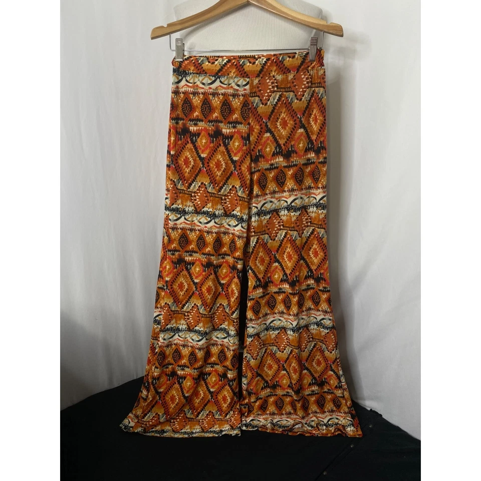 Mujer Mediano X 32 Acampanado Leggings Arco Iris Palazzo Multicolor Cintura Alta Foto 2 de 4