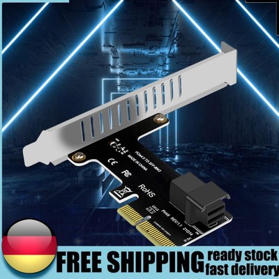 PCI E To SFF-8643 Riser Card PCI-EX4/X8/X16 Solid State Drive Adapter PCIE To U2