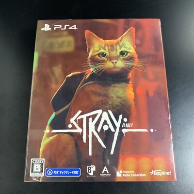 Unopened PS4 Stray Special Edition Sony PlayStation 4 Happinet Sealed Adventure