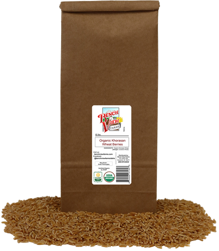Organic Khorasan Wheat Berries - Multiple Sizes - U.S. Based Family Farm - 第 13/18 張圖片