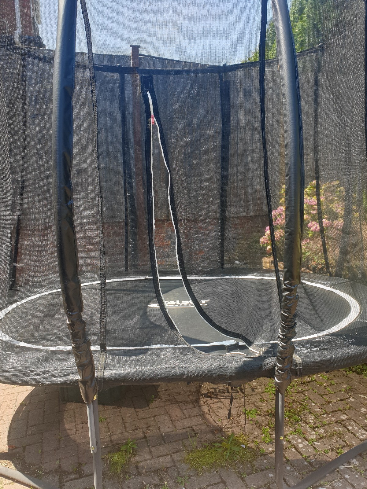 Telstar LARGE 7ft X 10ft Oval Trampoline VGC No Rips Or Tears eBay