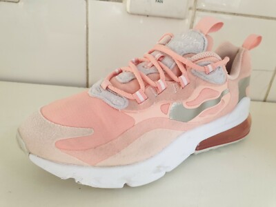 Nike Air Max 270 React Mädchen Damen Pink Weiß Sneaker CQ5420 611 UK 4 EU 36,5