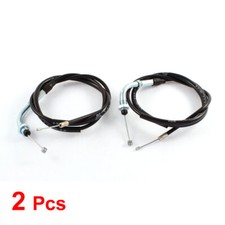 Motorrad Zubeh&ouml;r 100 cm lang Gaszug Kabel Schwarz Paar f&uuml;r Honda CG 125