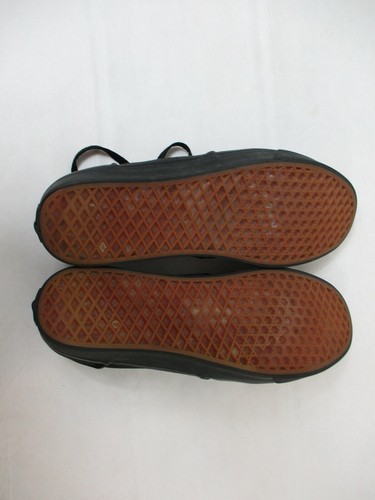 Vans Mens Sneakers 13 Low Top Trainers Black Canvas Laces Skateboarding - Picture 7 of 12