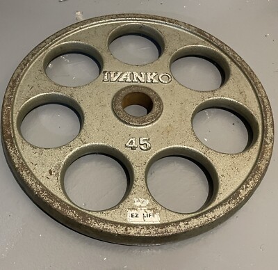 IVANKO 2” OLYMPIC 7 HOLE EZ LIFT STANDARD 45LB PLATE | eBay