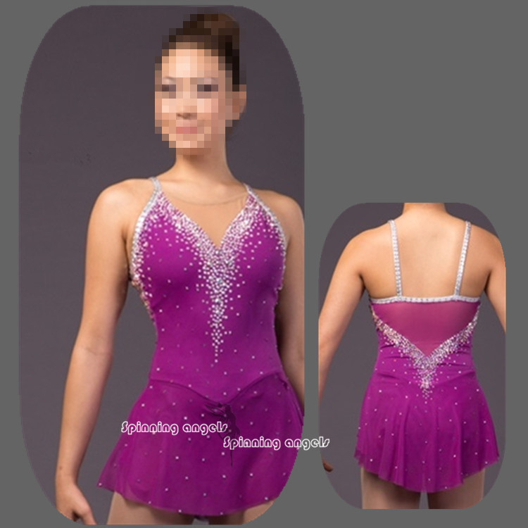 Traditional Figure Skating Dress/Irish Dance/Baton Twirling Costume Made to Fit - Leotards & Skatewear