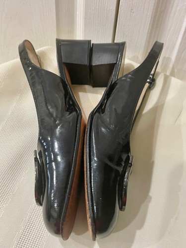 PREPPY CHIC SALVATORE FERRAGAMO LACKLEDER PUMPS MADE IN ITALY GRÖSSE 7 - Bild 13 von 19